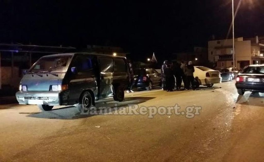 Σοβαρό τροχαίο με έξι τραυματίες στην πόλη της Λαμίας (Pics)