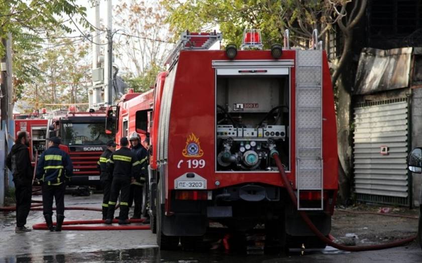 Μυτιλήνη: Καμινάδες πήραν φωτιά