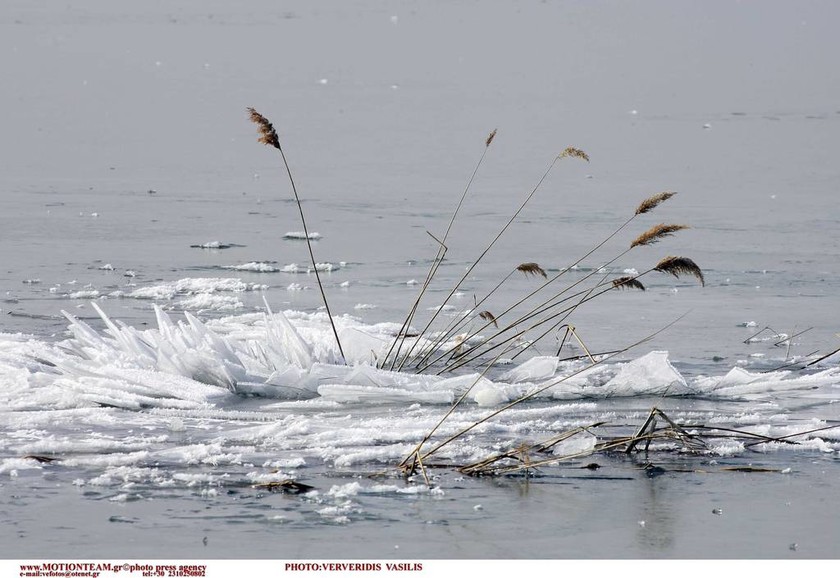 Στην παγωμένη λίμνη Δοϊράνη 