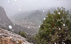 Καιρός: Σφοδρή χιονόπτωση στη νότια Κυνουρία