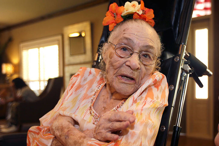 Gertrude Weaver, ετών 115