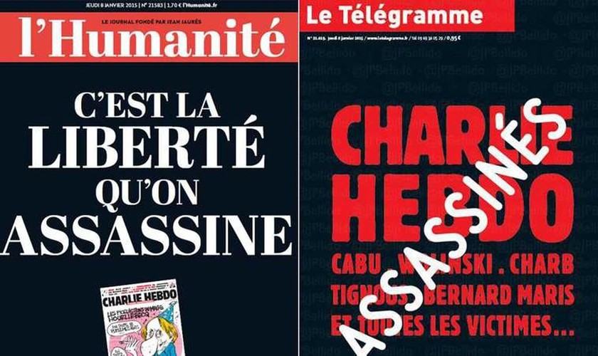 Charlie Hebdo: Πένθος και οργή στο γαλλικό Τύπο για το μακελειό