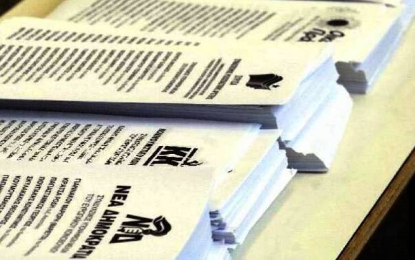 Εκλογές 2015: 1,5 εκατ. ευρώ θα κοστίσουν τα ψηφοδέλτια