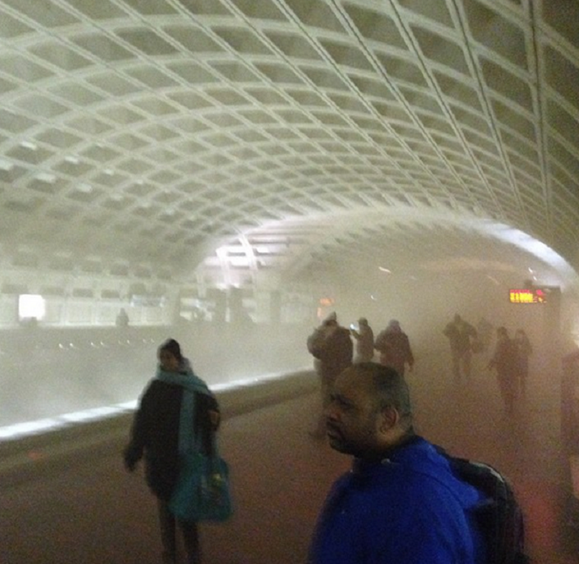 Εκκενώθηκε σταθμός του μετρό στην Ουάσινγκτον εξαιτίας πυκνών καπνών