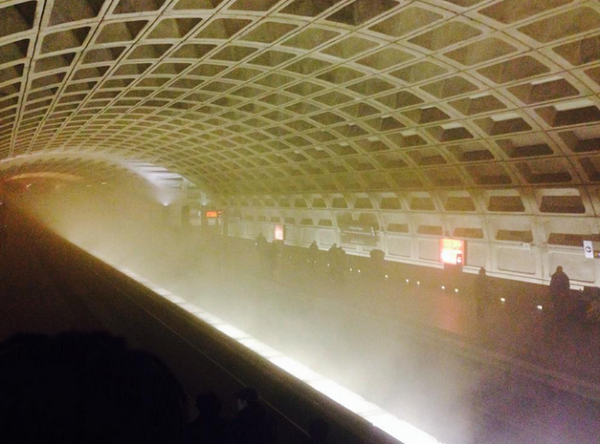 Εκκενώθηκε σταθμός του μετρό στην Ουάσινγκτον εξαιτίας πυκνών καπνών