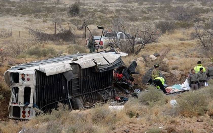ΗΠΑ: Δέκα νεκροί από σύγκρουση λεωφορείου με τρένο