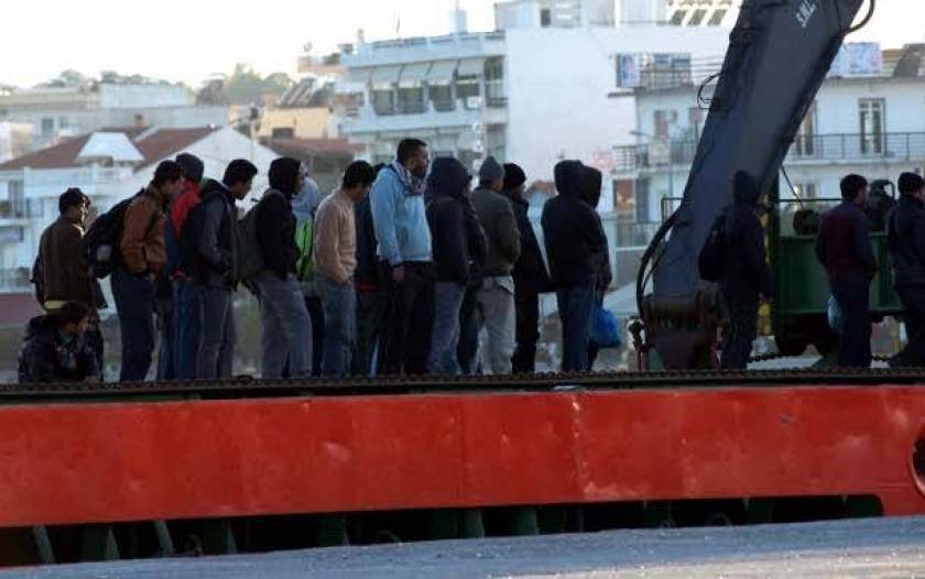 Εντοπισμός και σύλληψη 22 παράνομων μεταναστών στη Λέσβο
