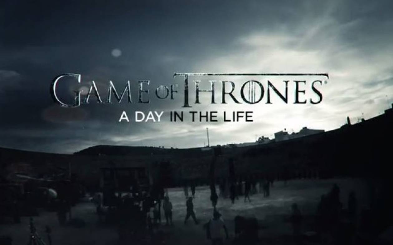 Σκηνές από τα γυρίσματα του Game of Thrones (video)