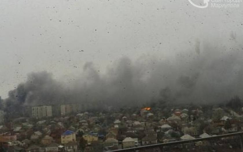 Rebel shelling kills up to 10 people in east Ukrainian city of Mariupol