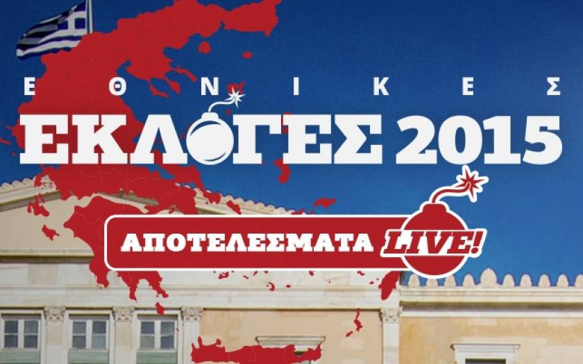 Αποτελέσματα εκλογών 2015: LIVE τα αποτελέσματα για όλες τις περιφέρειες της Ελλάδας