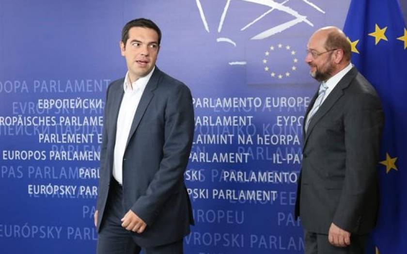 Εκλογές 2015 - Τεράστια επιτυχία είπε ο Σουλτς στον Τσίπρα: Ερχεται στην Αθήνα