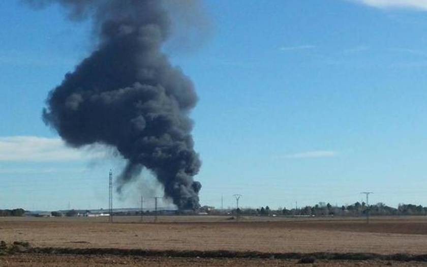 Greek F-16 jet crashes at Spanish airbase, killing 10 people