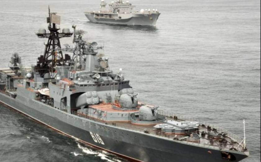 Το ρωσικό πλοίο «Severomorsk» στο Αιγαίο Πέλαγος