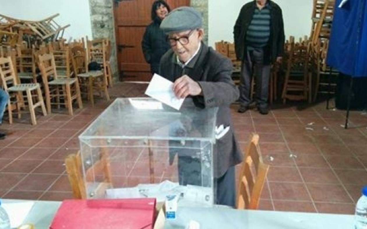 Κρήτη: Ψηφοφόρος ετών… 102!