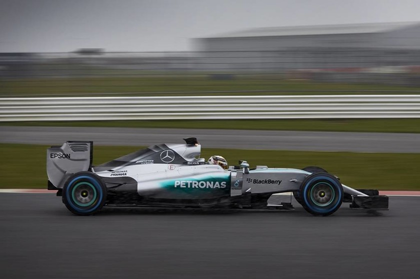 F1: Ημέρα κινηματογράφησης της Mercedes W06