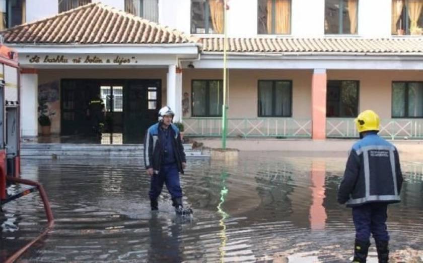 Αλβανία: Πλημμύρες και σοβαρές ζημιές προκάλεσε η κακοκαιρία