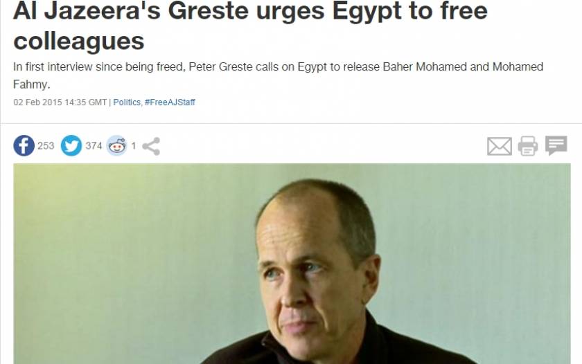 Κατάρ: Μετά από 400 μέρες κράτησης ο Γκρέστε ελεύθερος μιλά στο Al Jazeera