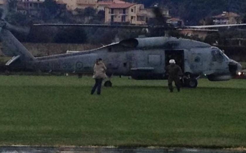 Σε ασφαλές μέρος οι κάτοικοι του Κλεπά που απομακρύνθηκαν με ελικόπτερο