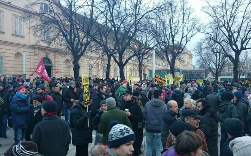 Το αντιισλαμικό κίνημα PEGIDA πραγματοποίησε την πρώτη του πορεία στη Βιέννη
