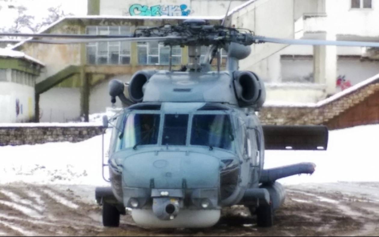 Ελικόπτερο Super Puma πάει στα Άγραφα (video&photos)