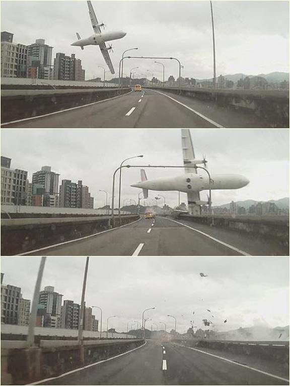 LIVE ΕΙΚΟΝΑ: Αεροσκάφος της TransAsia με 53 επιβάτες έπεσε σε ποτάμι της Ταϊβάν (video+pics)