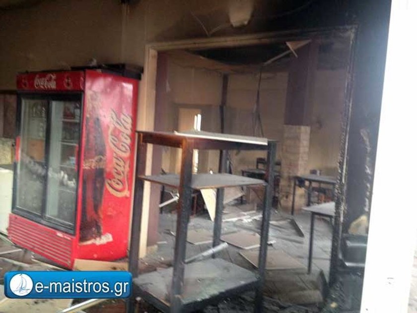 Αμφιλοχία: Έκρηξη με τραυματίες σε καφετέρια (pics)