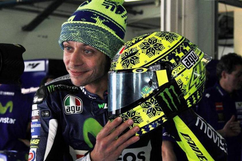 MotoGP: Το νέο κράνος του Valentino Rossi και η μάχη για τον 10ο τίτλο (Video&Photos)
