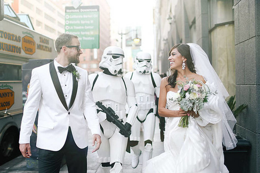 Γάμος αλά Star Wars (video)