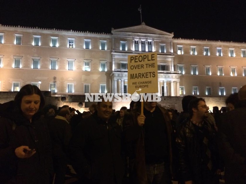 Συγκεντρώσεις κατά της λιτότητας σε Σύνταγμα και Θεσσαλονίκη