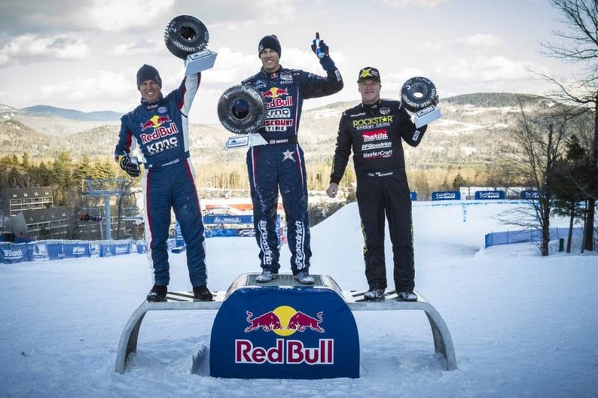 Red Bull Frozen Rush: Από αριστερά Johnson, Menzies και MacCachren