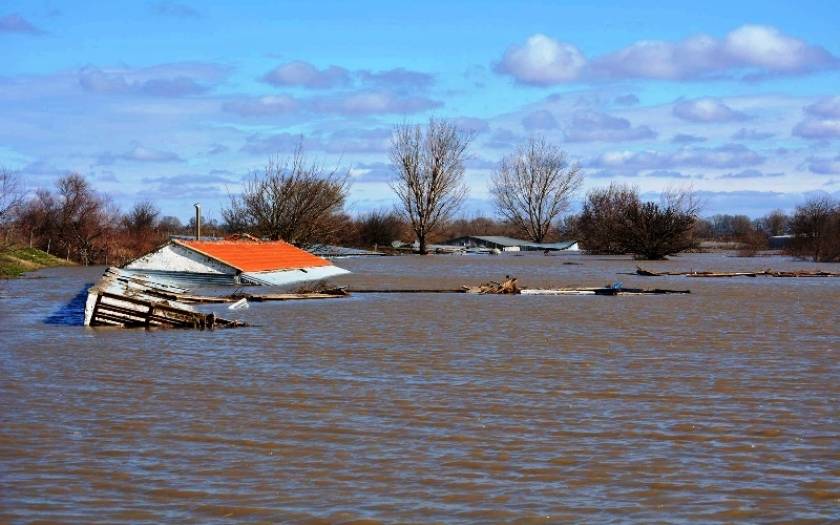 Μεγάλο πλήγμα δέχθηκε η αγροτική οικονομία του Έβρου από τις πλημμύρες