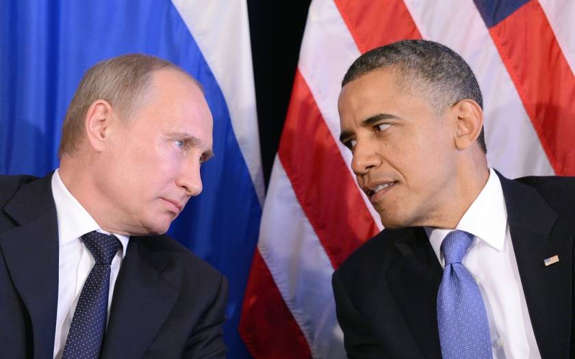 Τηλεφωνική επικοινωνία Ομπάμα-Πούτιν και ευχές για ειρήνη