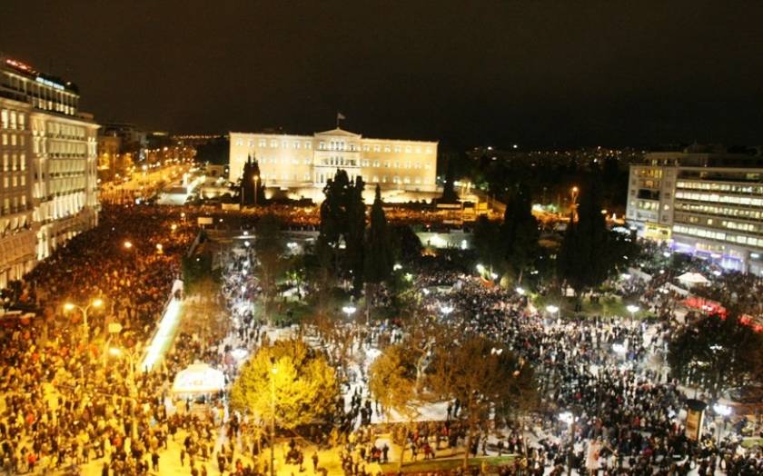 Μήνυμα κατά της λιτότητας από Ελλάδα και Ευρώπη (photos)