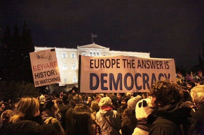 Μύνημα κατά της λιτότητας από Ελλάδα και Ευρώπη (photos)