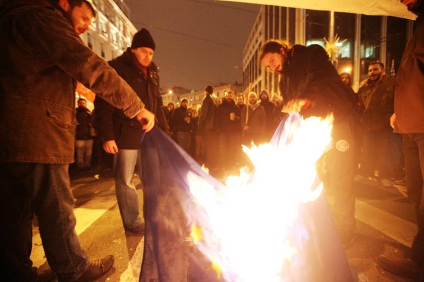Μύνημα κατά της λιτότητας από Ελλάδα και Ευρώπη (photos)