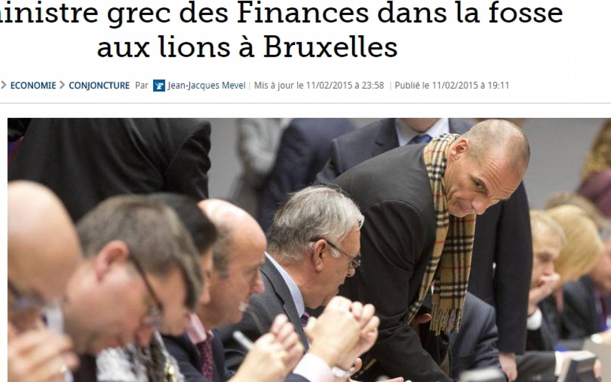Γαλλικός Τύπος: «Ο Βαρουφάκης στο λάκκο με τα λιοντάρια»
