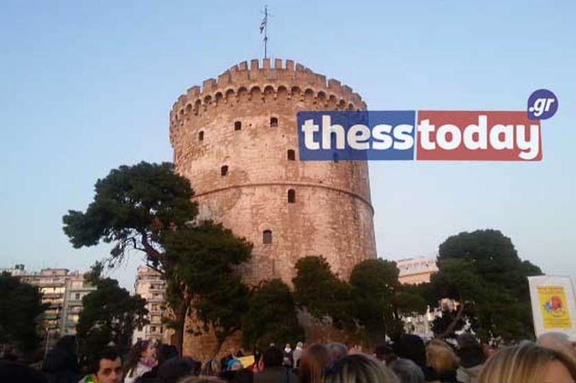 Συγκέντρωση κατά της λιτότητας στη Θεσσαλονίκη (photos)