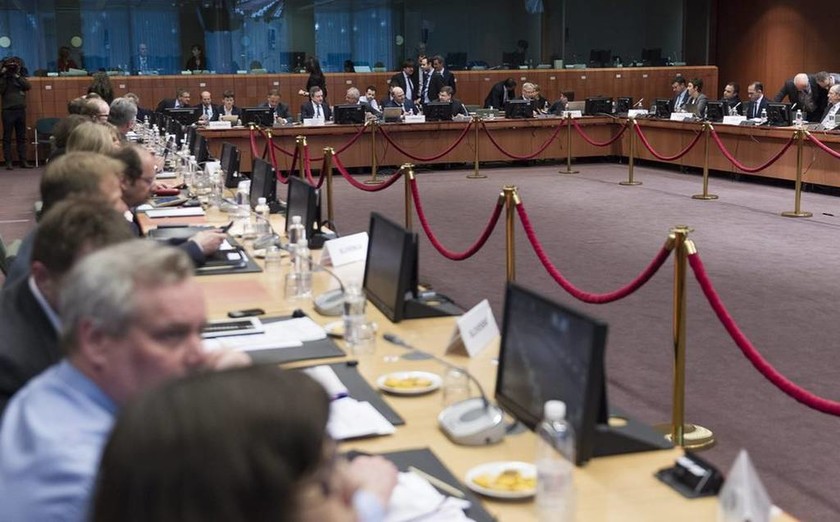 Φωτορεπορτάζ: Σε εξέλιξη η δραματική συνεδρίαση του Eurogroup