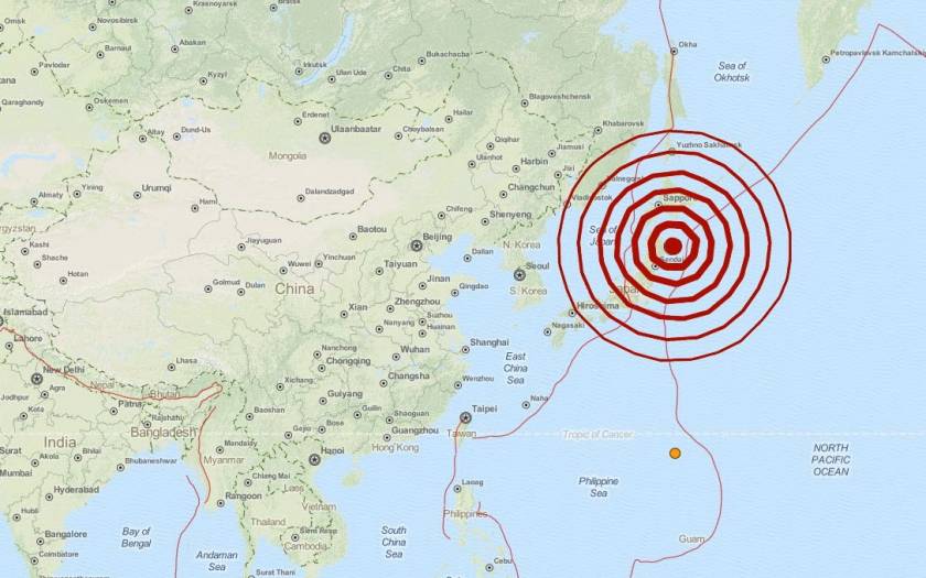 Σεισμός 6,9 Ρίχτερ στην Ιαπωνία