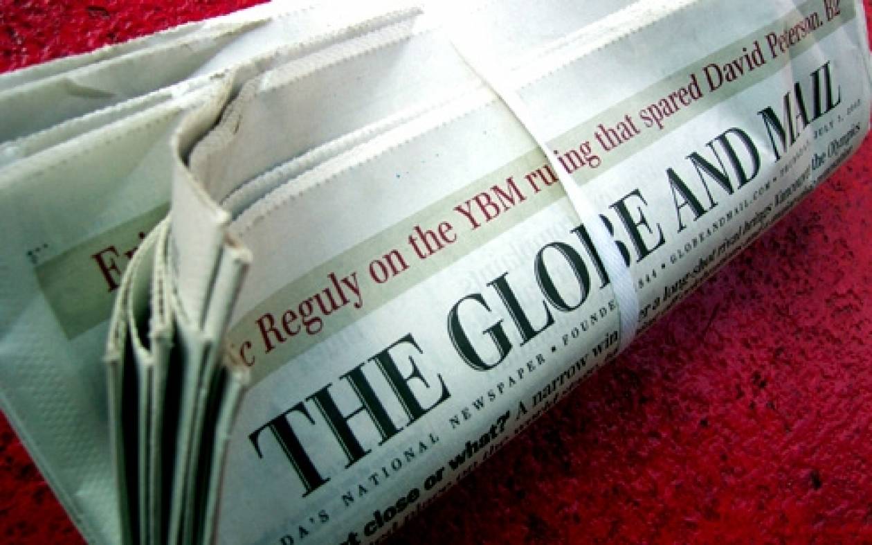 Globe and Mail: «Η σκληρή διαπραγματευτική στάση της ελληνικής κυβέρνησης»