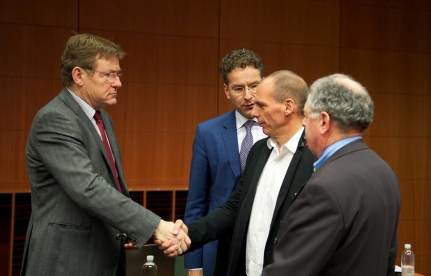 Η συνεδρίαση του Eurogroup μέσα από φωτογραφίες