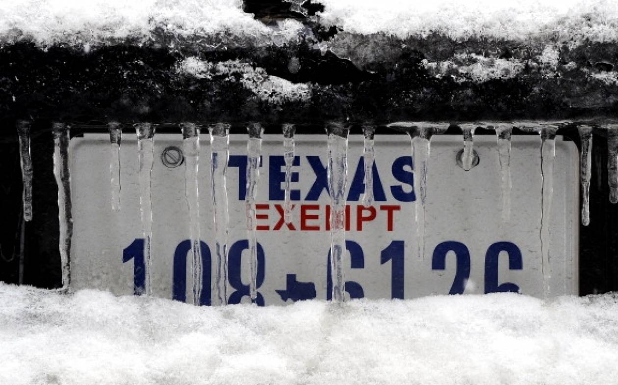 ΗΠΑ: Σε κλοιό χιονιά το Τέξας και η Λουϊζιάνα