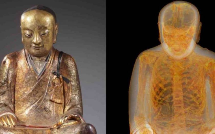 Ολλανδία: Ανακάλυψαν μούμια μέσα σε άγαλμα του Βούδα!