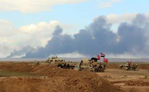 Ιράκ: Τζιχαντιστές πυρπόλησαν πετρελαιοπηγές ανατολικά του Τικρίτ