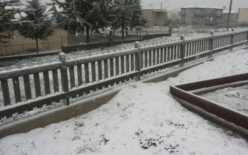 Κακοκαιρία: Χιονόπτωση στην Κοζάνη (photos)