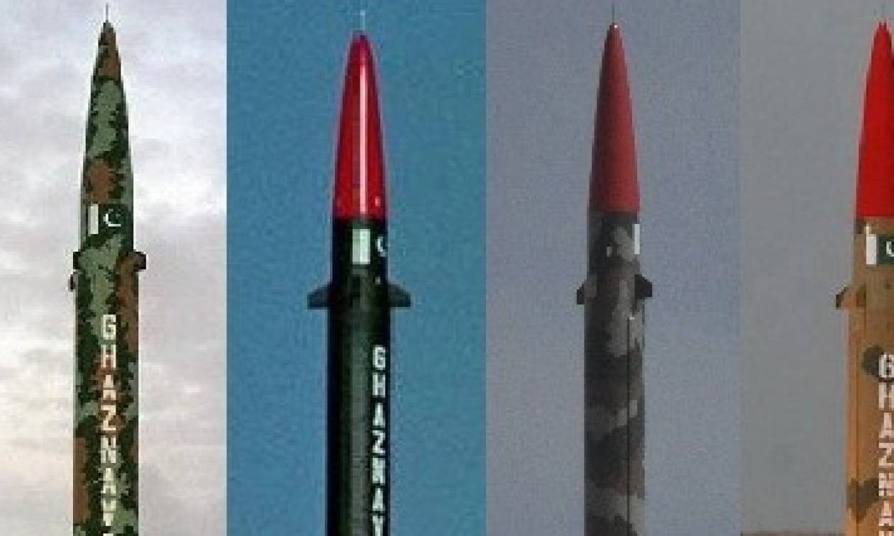 Εκτόξευση πακιστανικού βαλλιστικού πυραύλου Shaheen-3 στο Ινδικό Ωκεανό