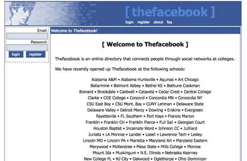 H μορφή του Facebook ανά τα χρόνια (photos)