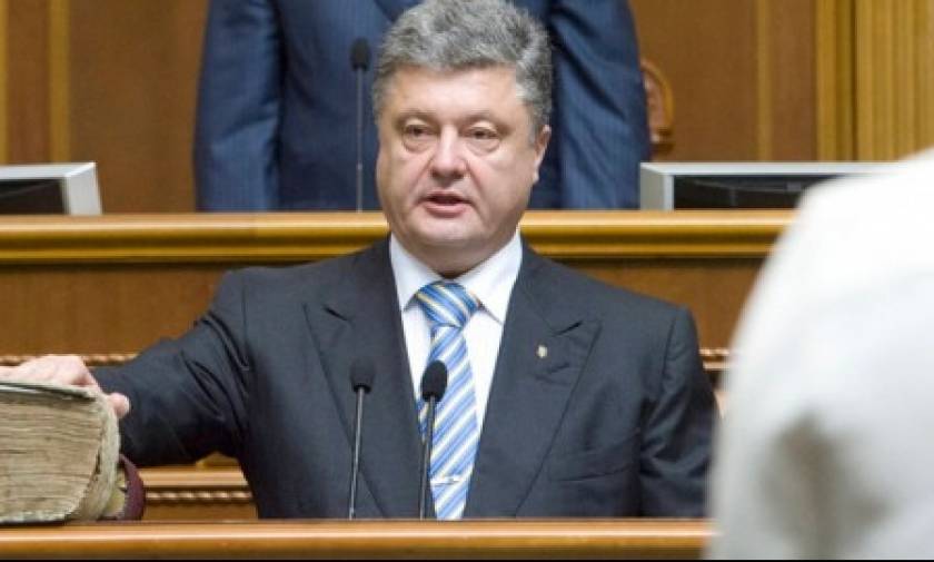 Ποροσένκο: Αποκλιμάκωση της έντασης στην ανατολική Ουκρανία