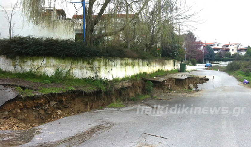 Χαλκιδική: Προβλήματα από την κακοκαιρία στο δήμο Κασσάνδρας (photo)