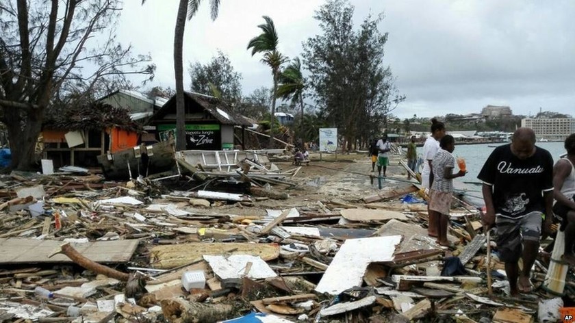 Εικόνες βιβλικής καταστροφής στο Βανουάτου (photos)
